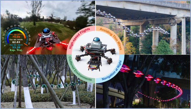 SUPER 已在各項應用進行實地測試，包括漆黑和滿佈障礙物的環境。