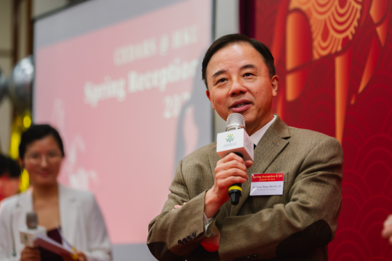 Professor Xiang Zhang, President and Vice-Chancellor of HKU, expresses his appreciation to students for their support of university initiatives over the past year and emphasises the university’s commitment to supporting student development.